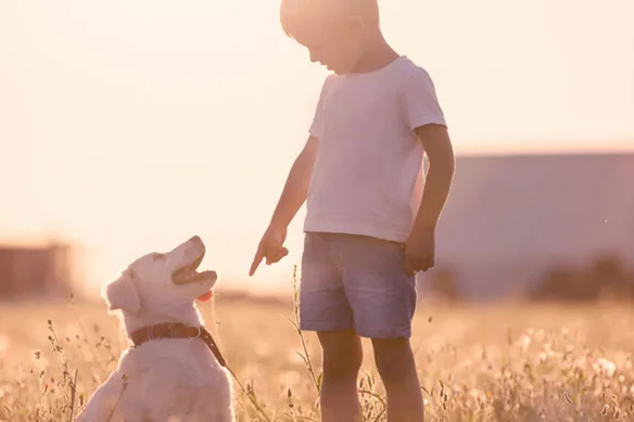 Παιδί και κατοικίδιο